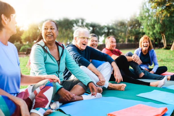 Older adult yoga 2 Older adult yoga 2